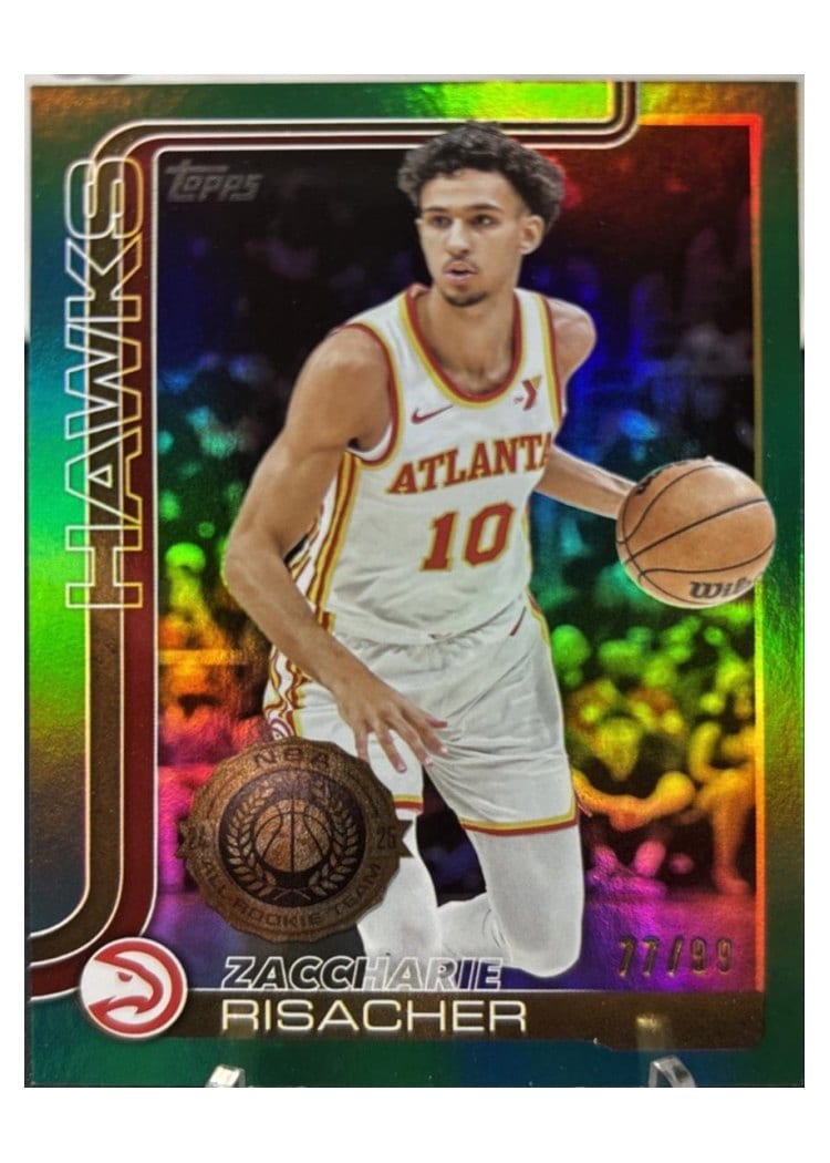 2025-26 Topps Base Set Zaccharie Risacher #62 card