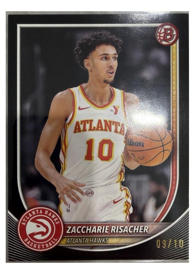2025-26 Topps Base Set Zaccharie Risacher #62 card