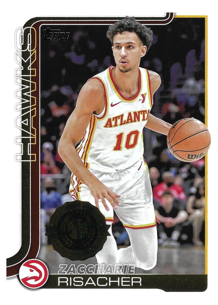 2025-26 Topps Base Set Zaccharie Risacher #62 card