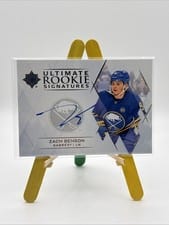 2023-24 Upper Deck Ultimate Collection Ultimate Rookie Signatures Zach Benson #URS-ZB card