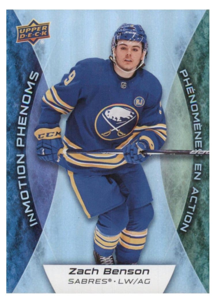 2024-25 Tim Hortons Collectors Series InMotion Phenoms Zach Benson #MP-6 card