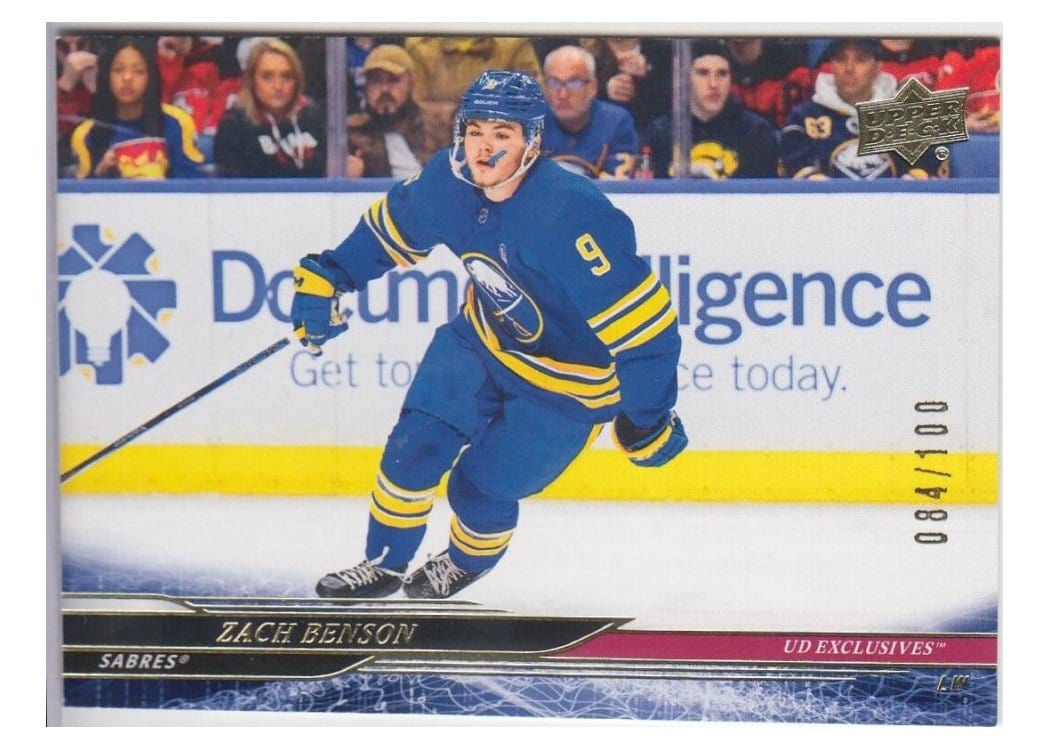 2024-25 Upper Deck Base Set Zach Benson #24 card