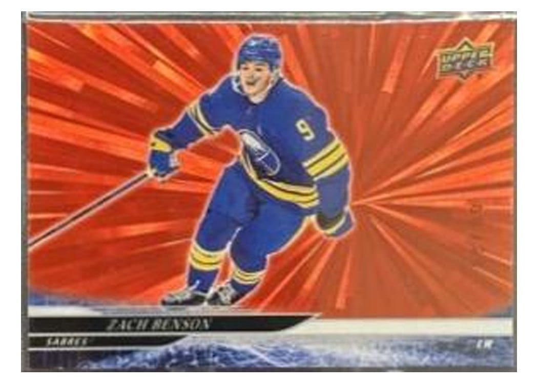 2024-25 Upper Deck Base Set Zach Benson #24 card