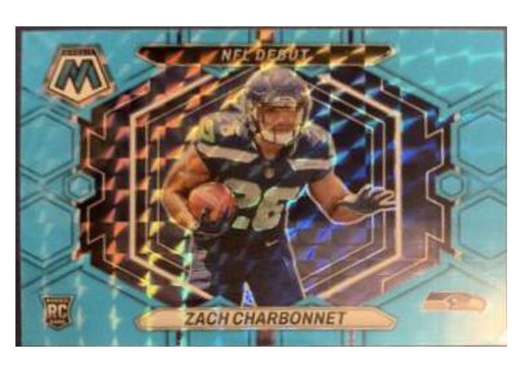 2023 Panini Mosaic Base Set Zach Charbonnet #379 card