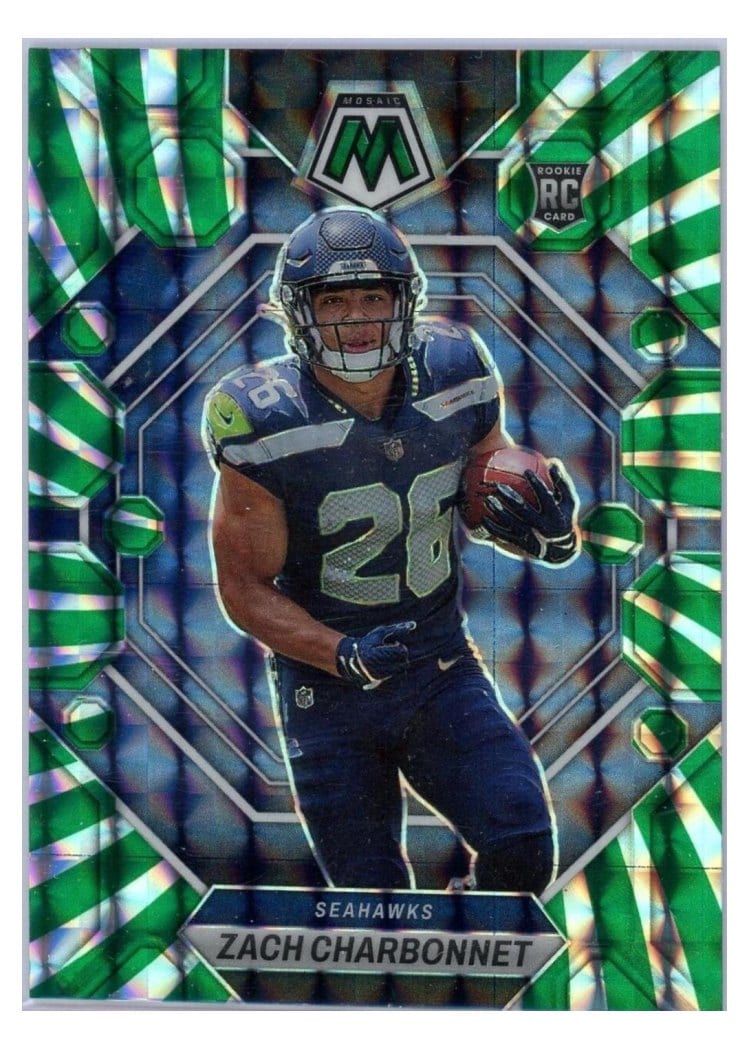 2023 Panini Mosaic Base Set Zach Charbonnet #379 card