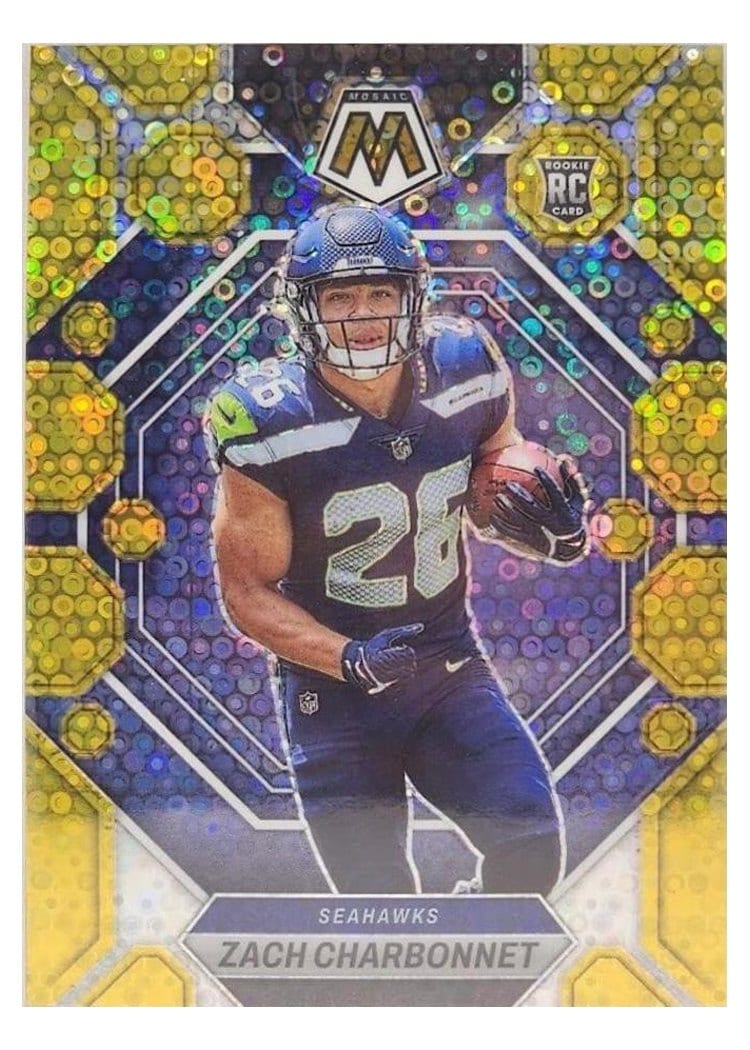 2023 Panini Mosaic Base Set Zach Charbonnet #379 card