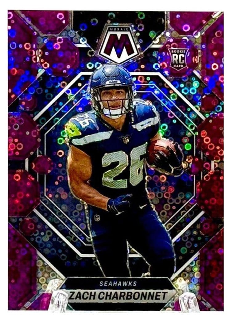 2023 Panini Mosaic Base Set Zach Charbonnet #379 card