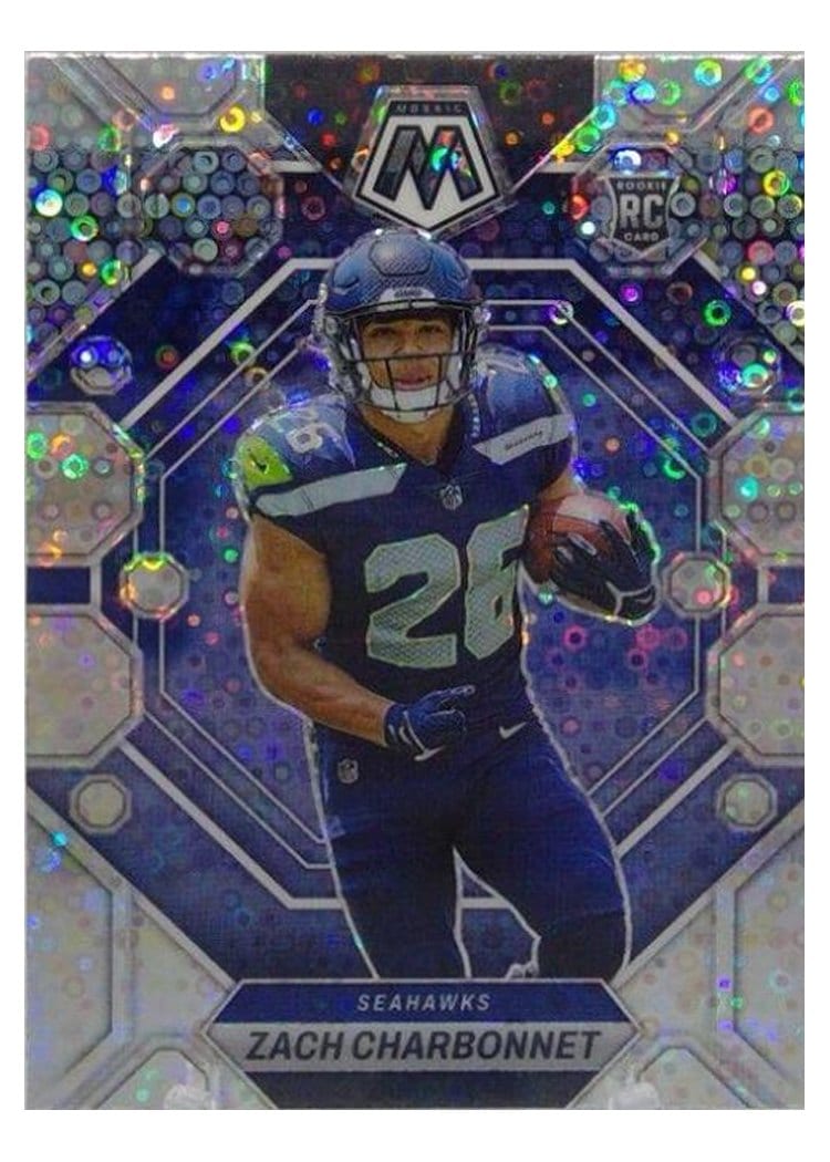 2023 Panini Mosaic Base Set Zach Charbonnet #379 card
