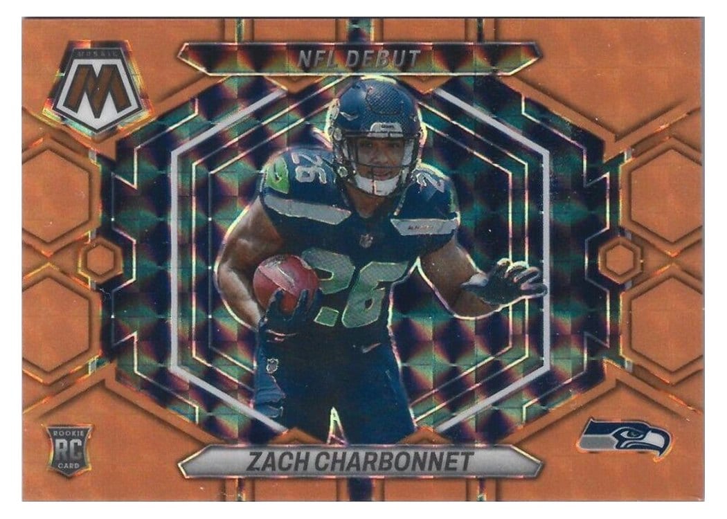 2023 Panini Mosaic Base Set Zach Charbonnet #379 card