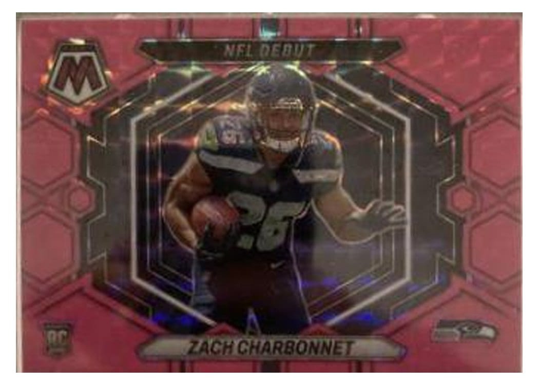 2023 Panini Mosaic Base Set Zach Charbonnet #379 card