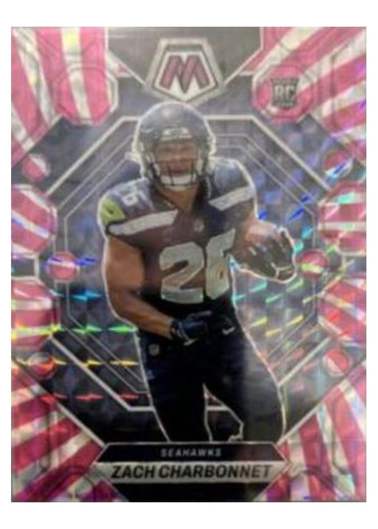 2023 Panini Mosaic Base Set Zach Charbonnet #379 card