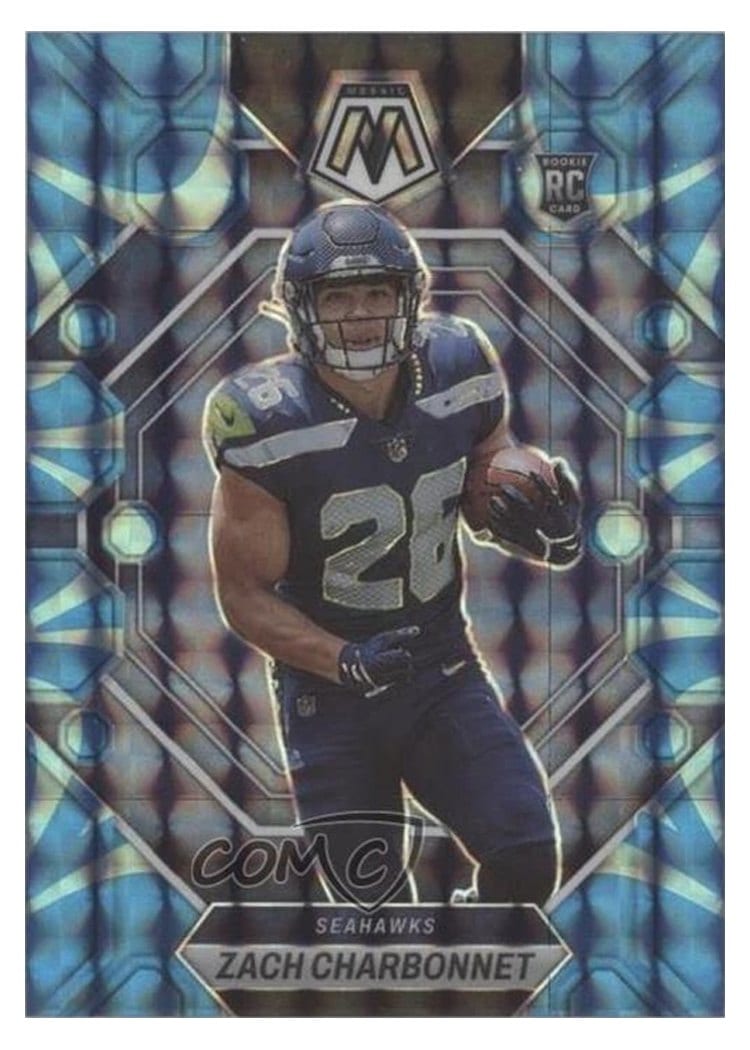 2023 Panini Mosaic Base Set Zach Charbonnet #379 card