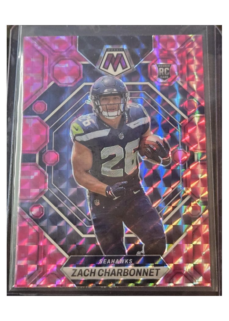 2023 Panini Mosaic Base Set Zach Charbonnet #379 card