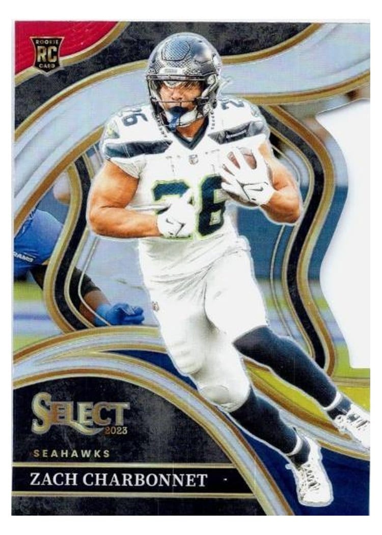 2023 Panini Select Base Set Zach Charbonnet #202 card