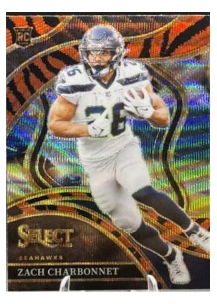 2023 Panini Select Base Set Zach Charbonnet #202 card