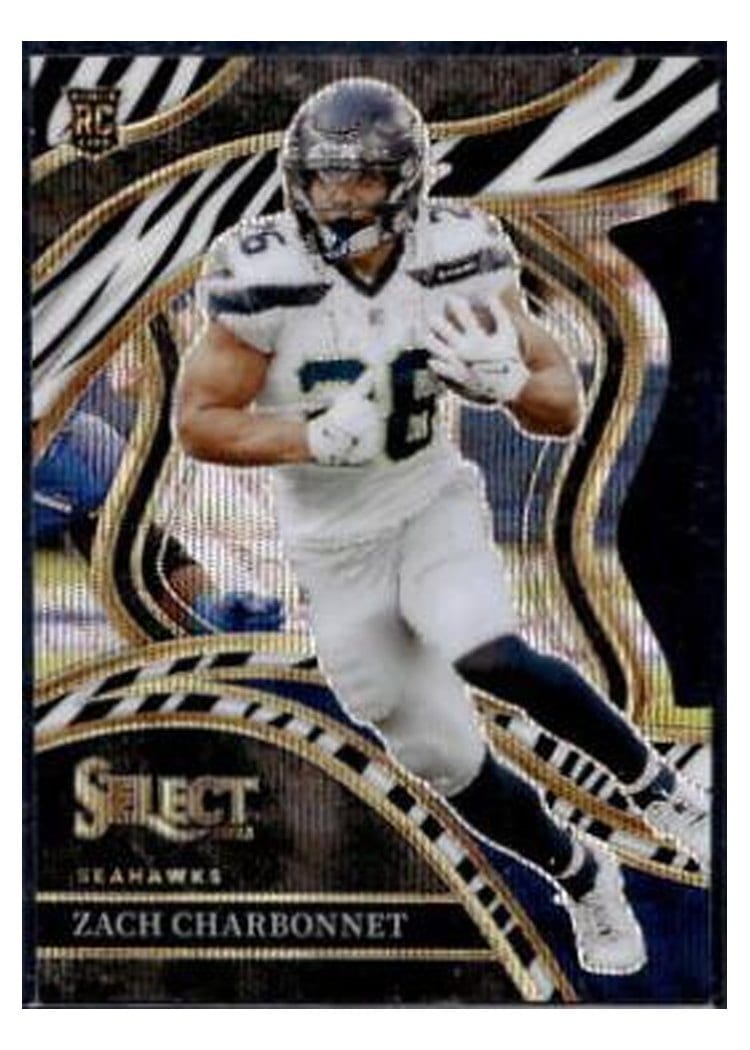 2023 Panini Select Base Set Zach Charbonnet #202 card
