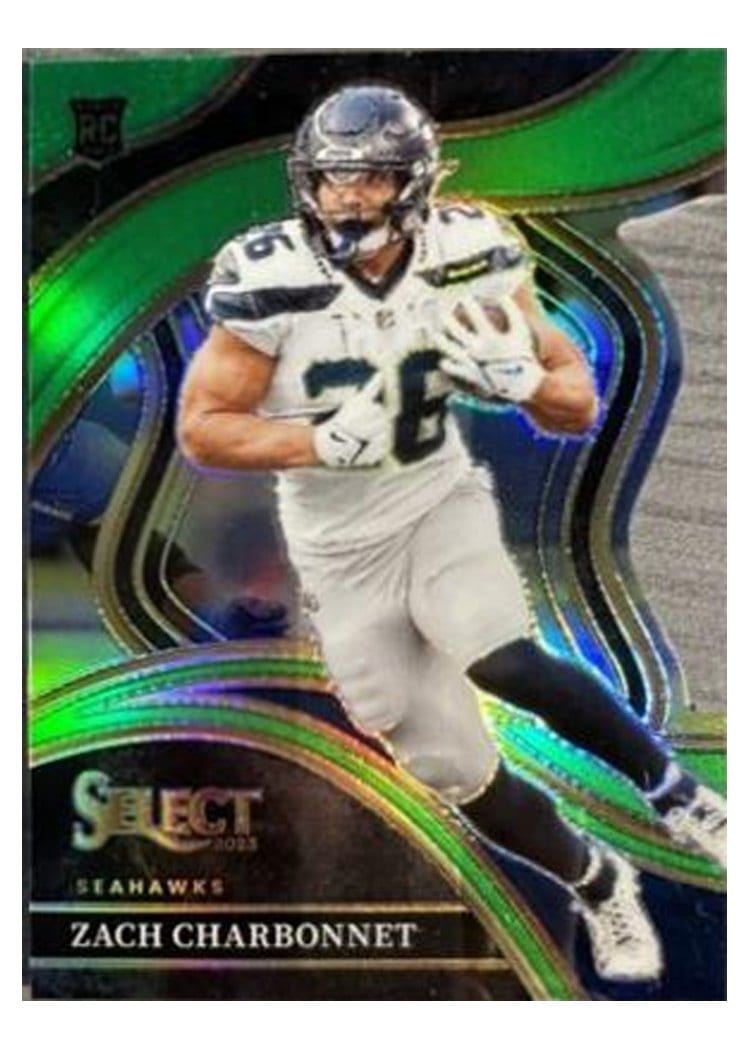 2023 Panini Select Base Set Zach Charbonnet #202 card
