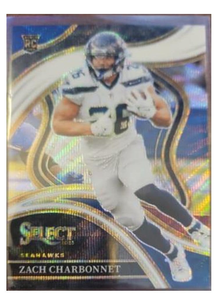 2023 Panini Select Base Set Zach Charbonnet #202 card