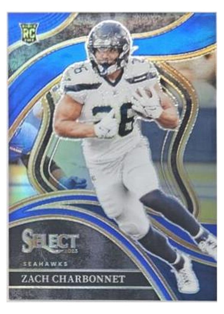 2023 Panini Select Base Set Zach Charbonnet #202 card