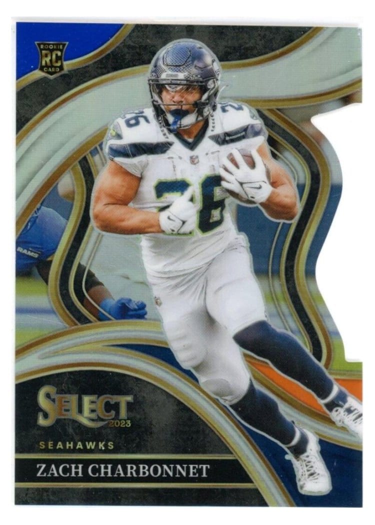 2023 Panini Select Base Set Zach Charbonnet #202 card