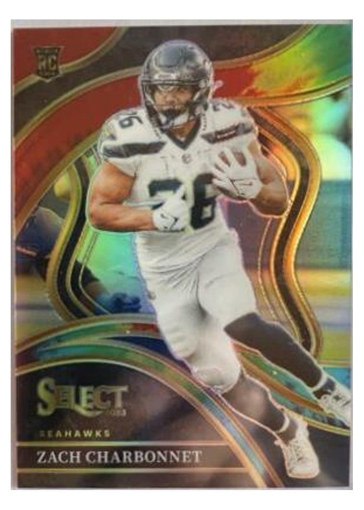 2023 Panini Select Base Set Zach Charbonnet #202 card