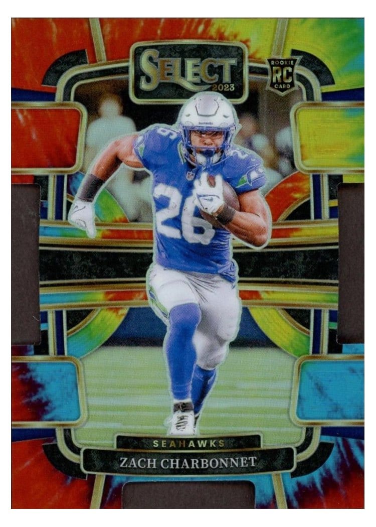 2023 Panini Select Base Set Zach Charbonnet #202 card