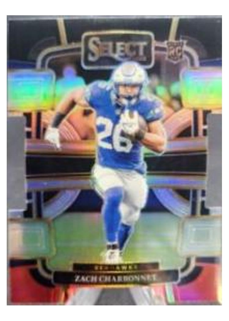 2023 Panini Select Base Set Zach Charbonnet #86 card