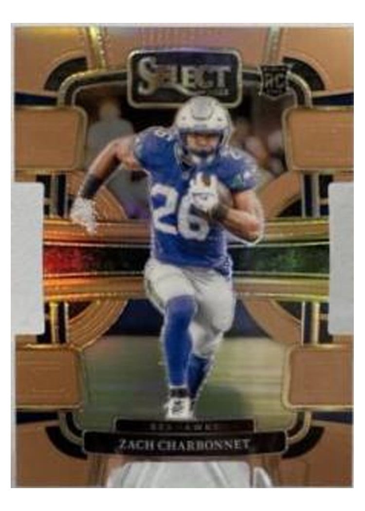 2023 Panini Select Base Set Zach Charbonnet #86 card