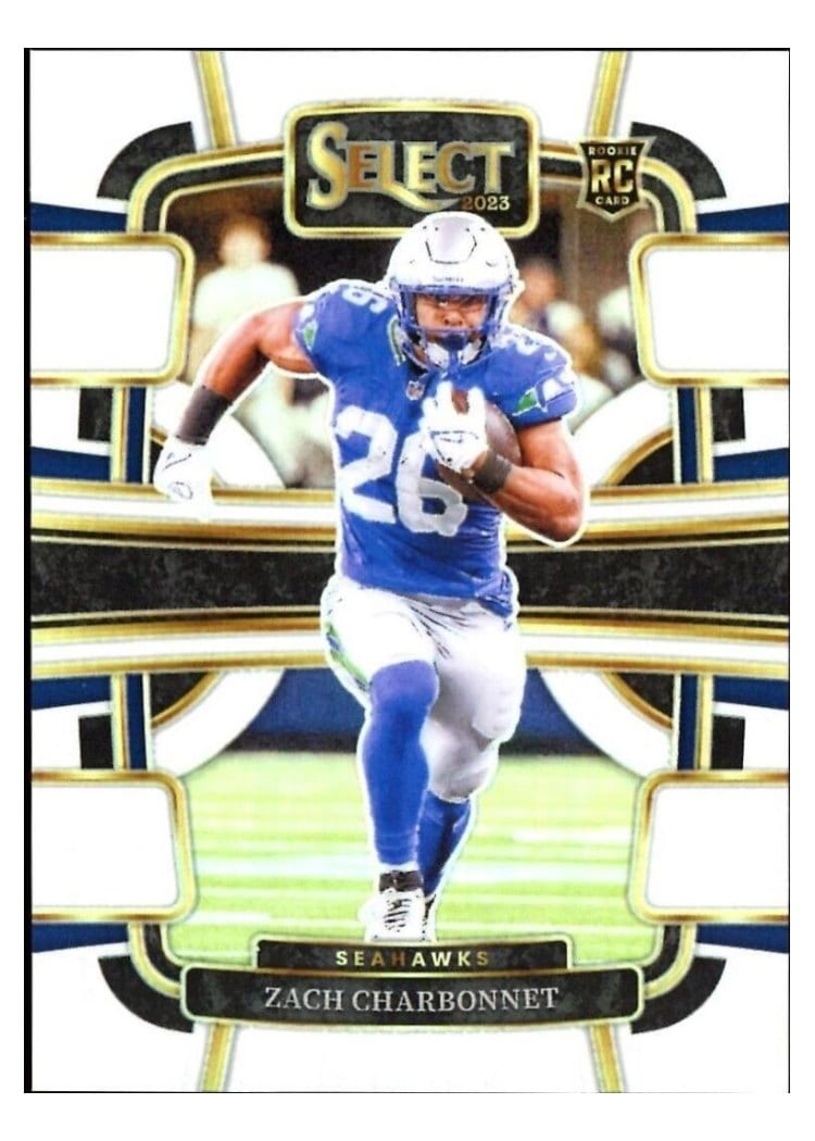 2023 Panini Select Base Set Zach Charbonnet #86 card