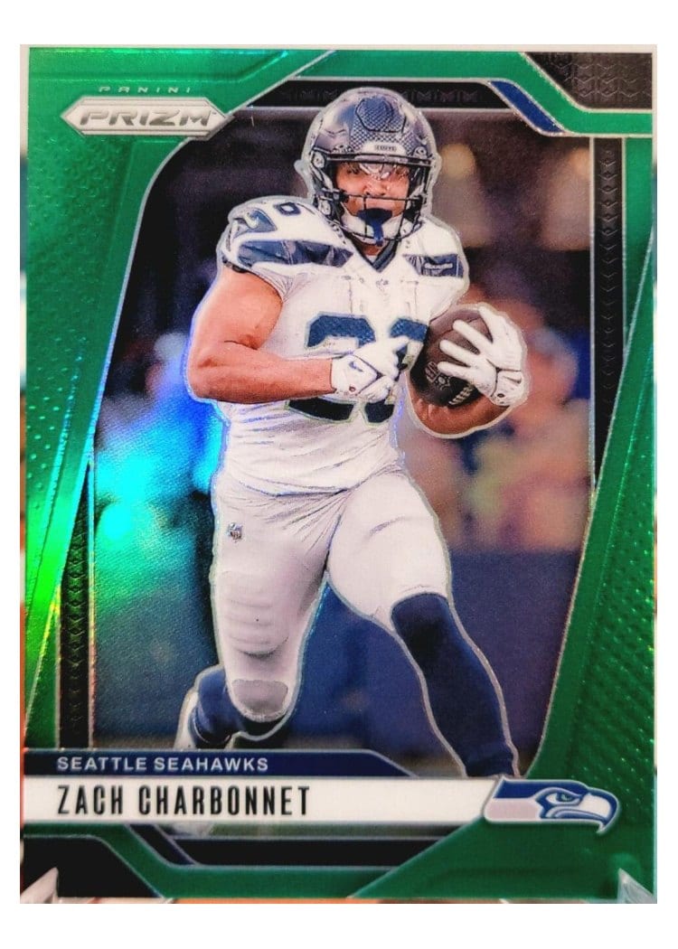 2024 Panini Prizm Base Set Zach Charbonnet #264 card