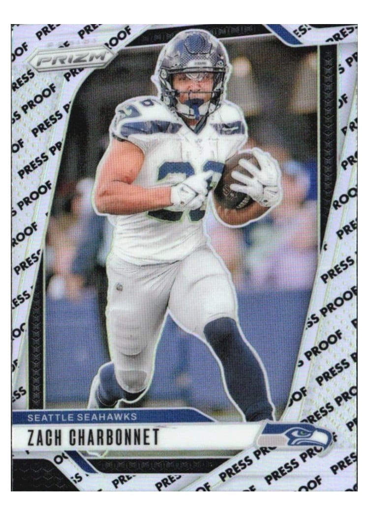 2024 Panini Prizm Base Set Zach Charbonnet #264 card