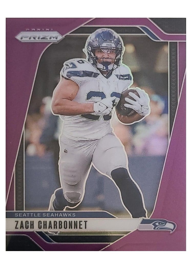 2024 Panini Prizm Base Set Zach Charbonnet #264 card