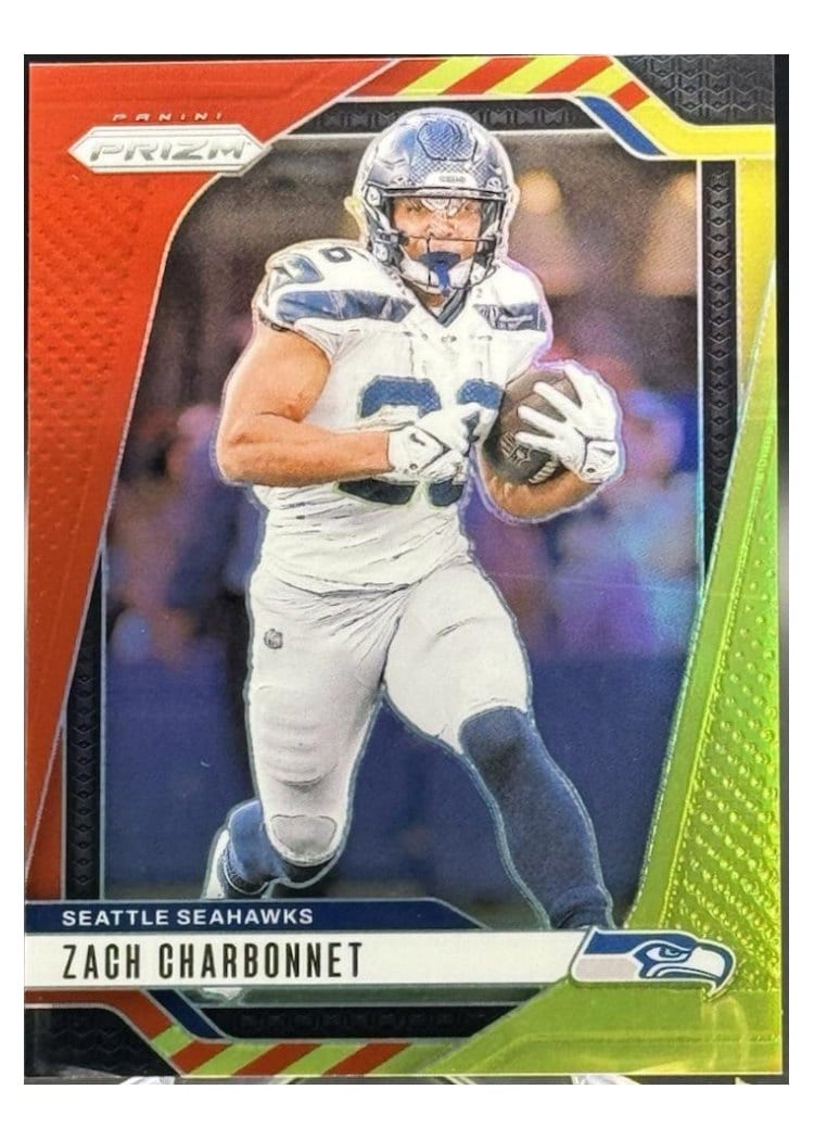 2024 Panini Prizm Base Set Zach Charbonnet #264 card