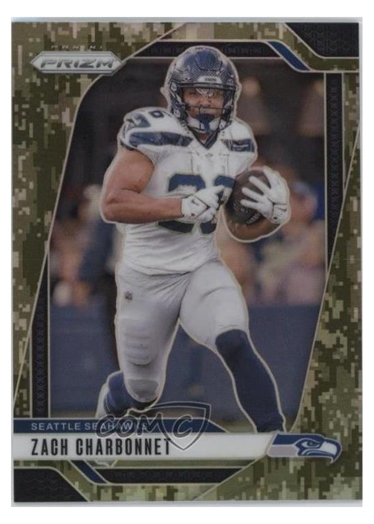 2024 Panini Prizm Base Set Zach Charbonnet #264 card