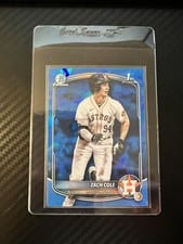 2025 Bowman Chrome Sapphire Edition Prospects Zach Cole #BCP-244 card