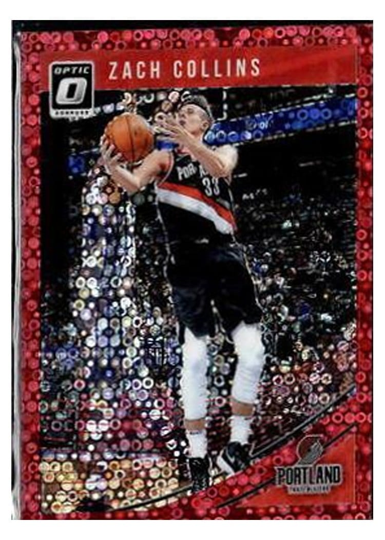 2018-19 Donruss Optic Base Set Zach Collins #31 card