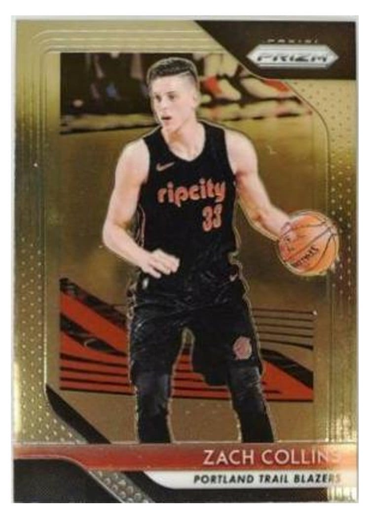 2018-19 Panini Prizm Base Set Zach Collins #141 card