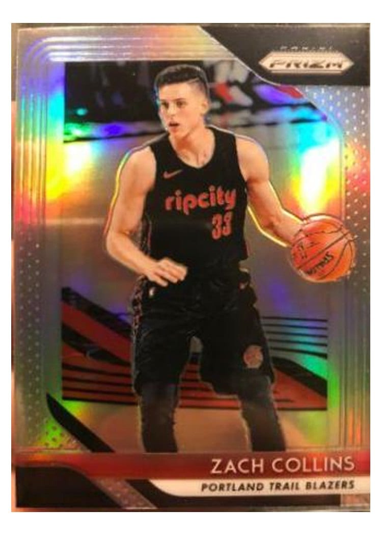 2018-19 Panini Prizm Base Set Zach Collins #141 card