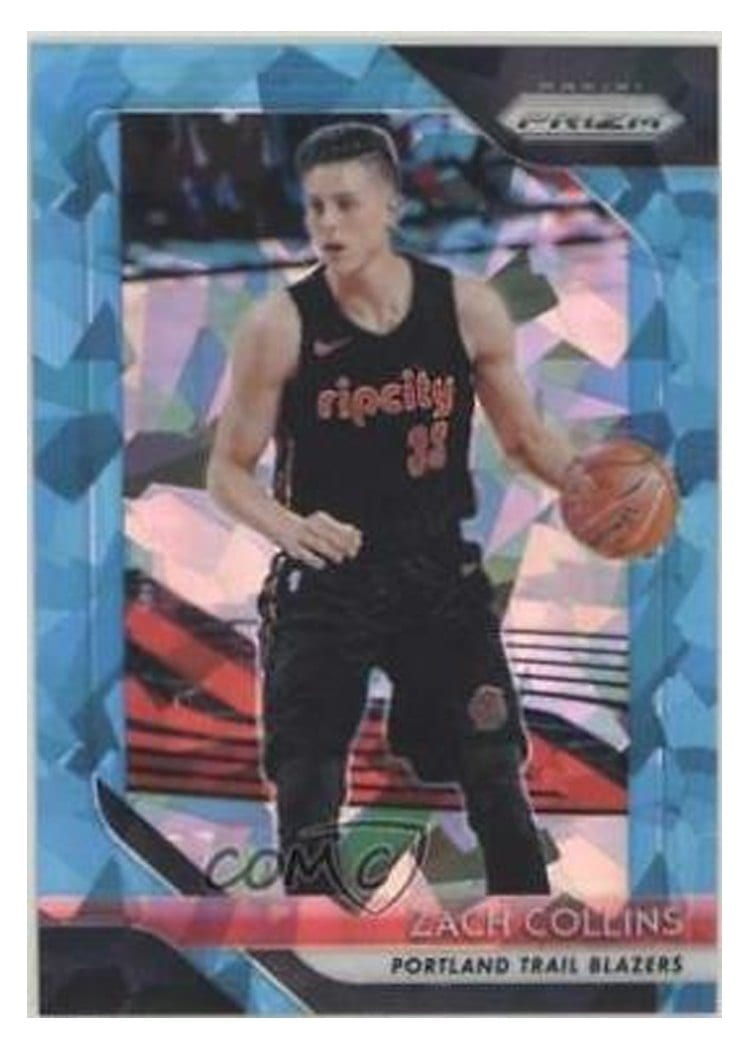 2018-19 Panini Prizm Base Set Zach Collins #141 card