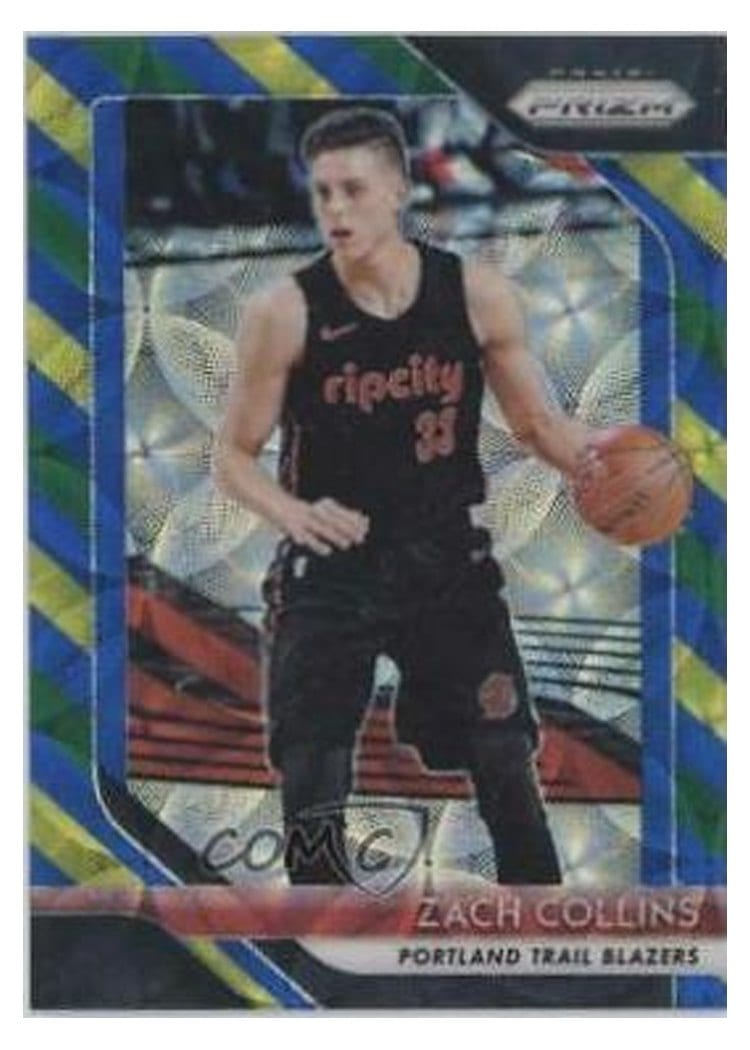 2018-19 Panini Prizm Base Set Zach Collins #141 card