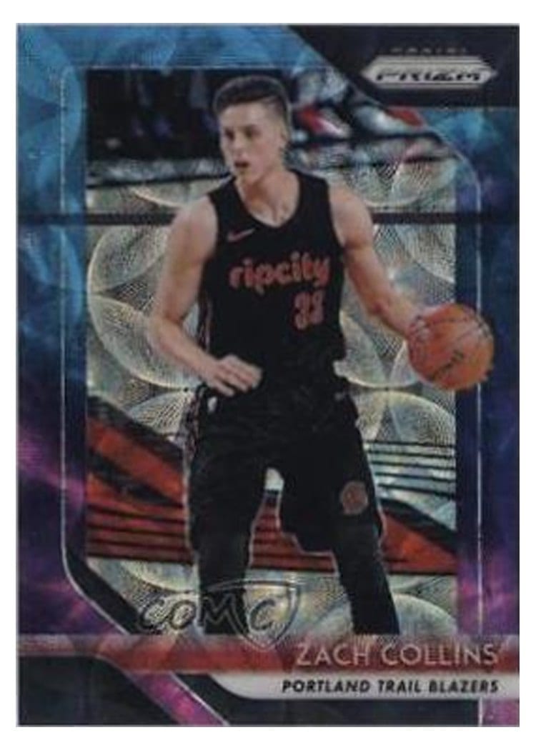 2018-19 Panini Prizm Base Set Zach Collins #141 card