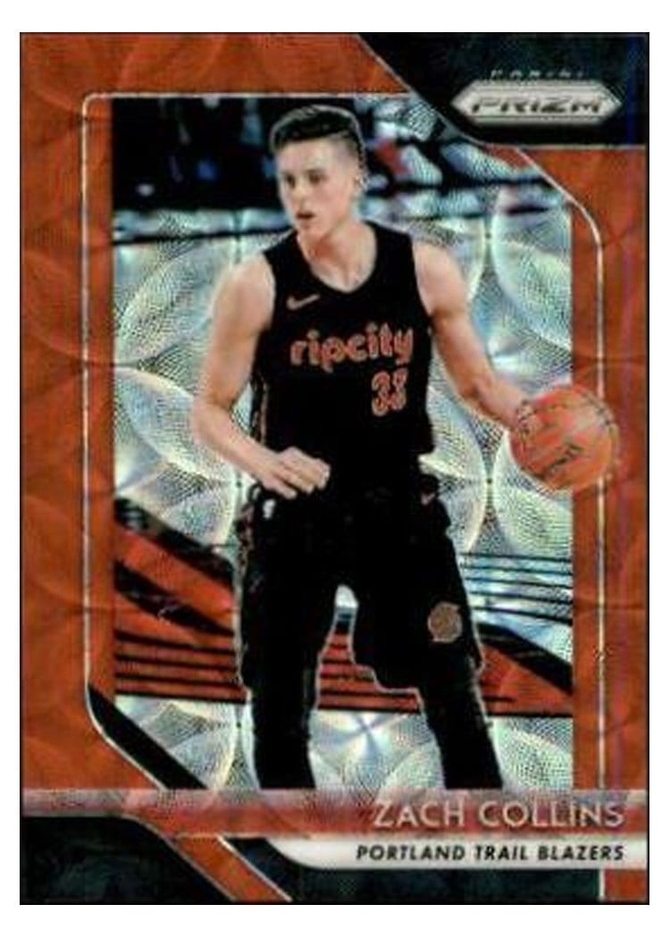 2018-19 Panini Prizm Base Set Zach Collins #141 card