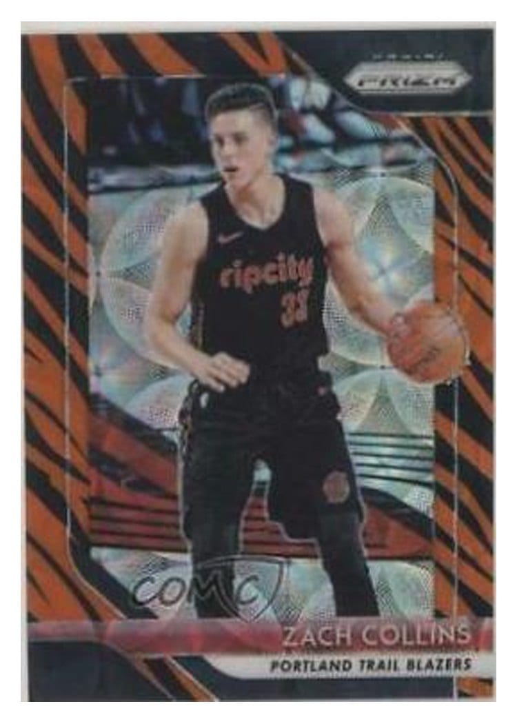 2018-19 Panini Prizm Base Set Zach Collins #141 card