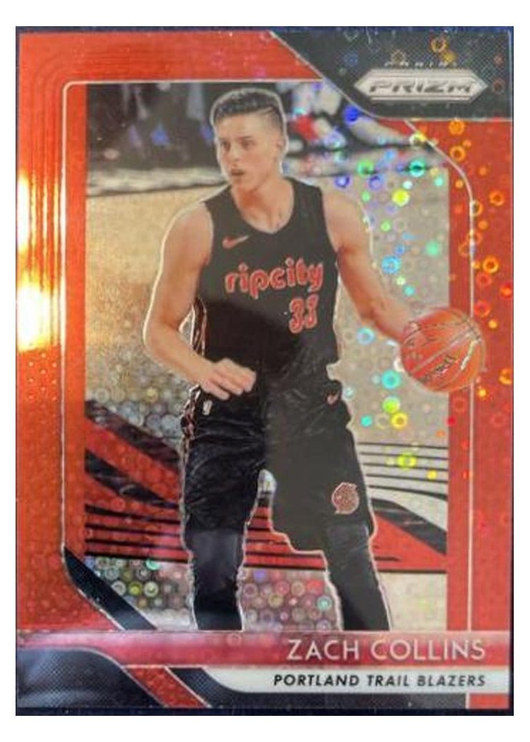 2018-19 Panini Prizm Base Set Zach Collins #141 card