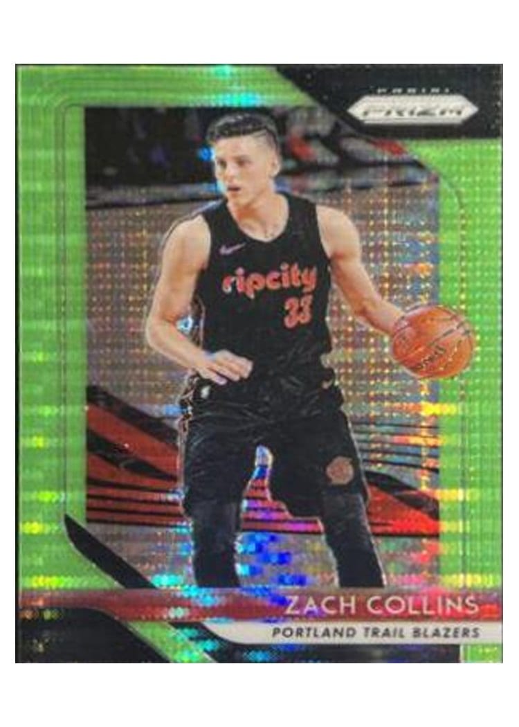 2018-19 Panini Prizm Base Set Zach Collins #141 card