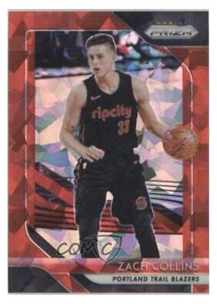 2018-19 Panini Prizm Base Set Zach Collins #141 card