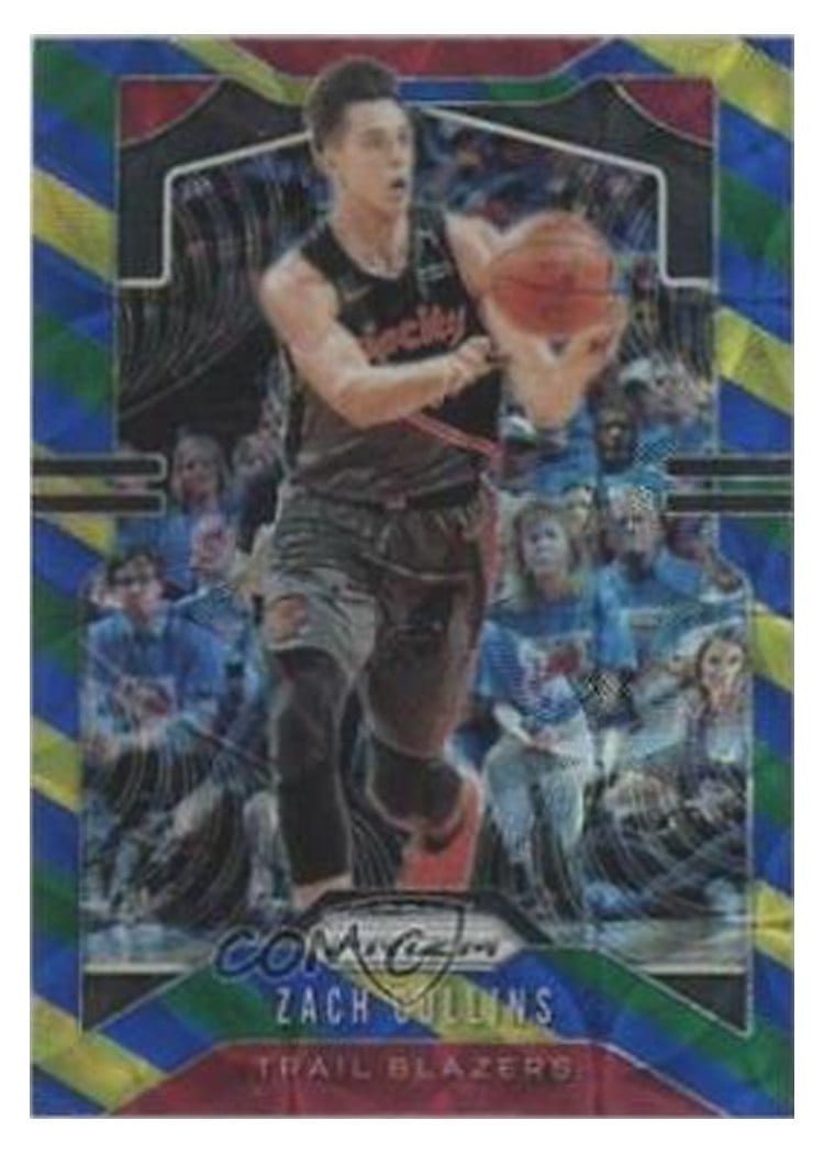 2019-20 Panini Prizm Base Set Zach Collins #116 card