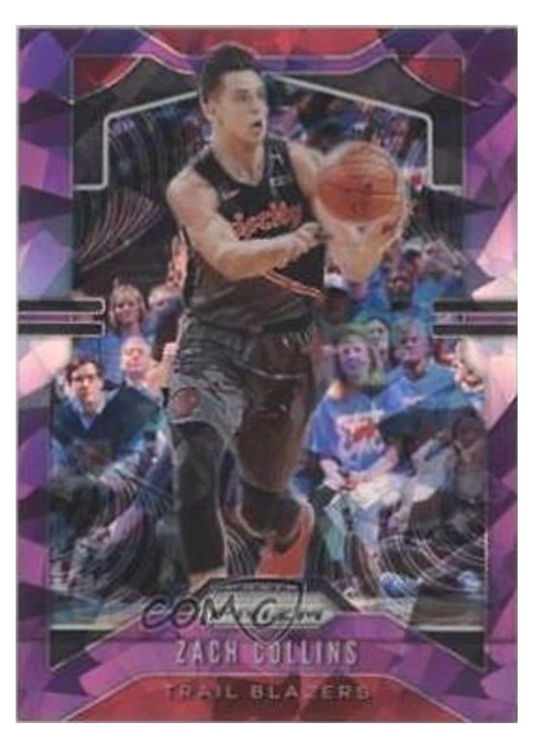2019-20 Panini Prizm Base Set Zach Collins #116 card
