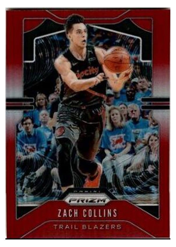 2019-20 Panini Prizm Base Set Zach Collins #116 card