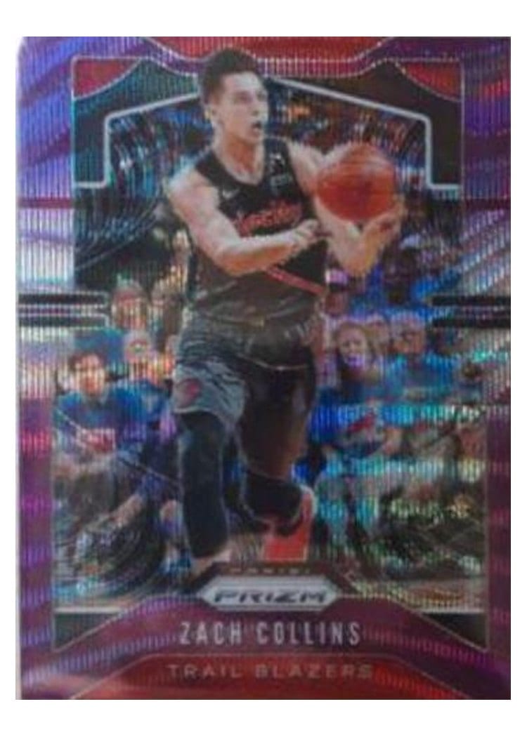 2019-20 Panini Prizm Base Set Zach Collins #116 card